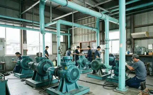 墨田本社の作業場