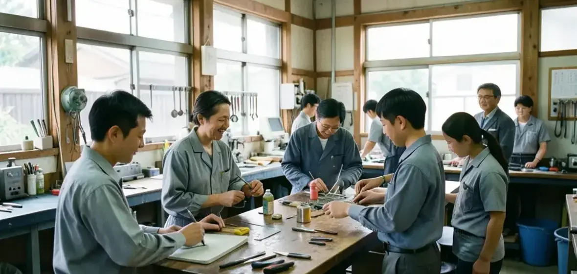 PLYM YACHT CLUB LTD 墨田本社の研修風景